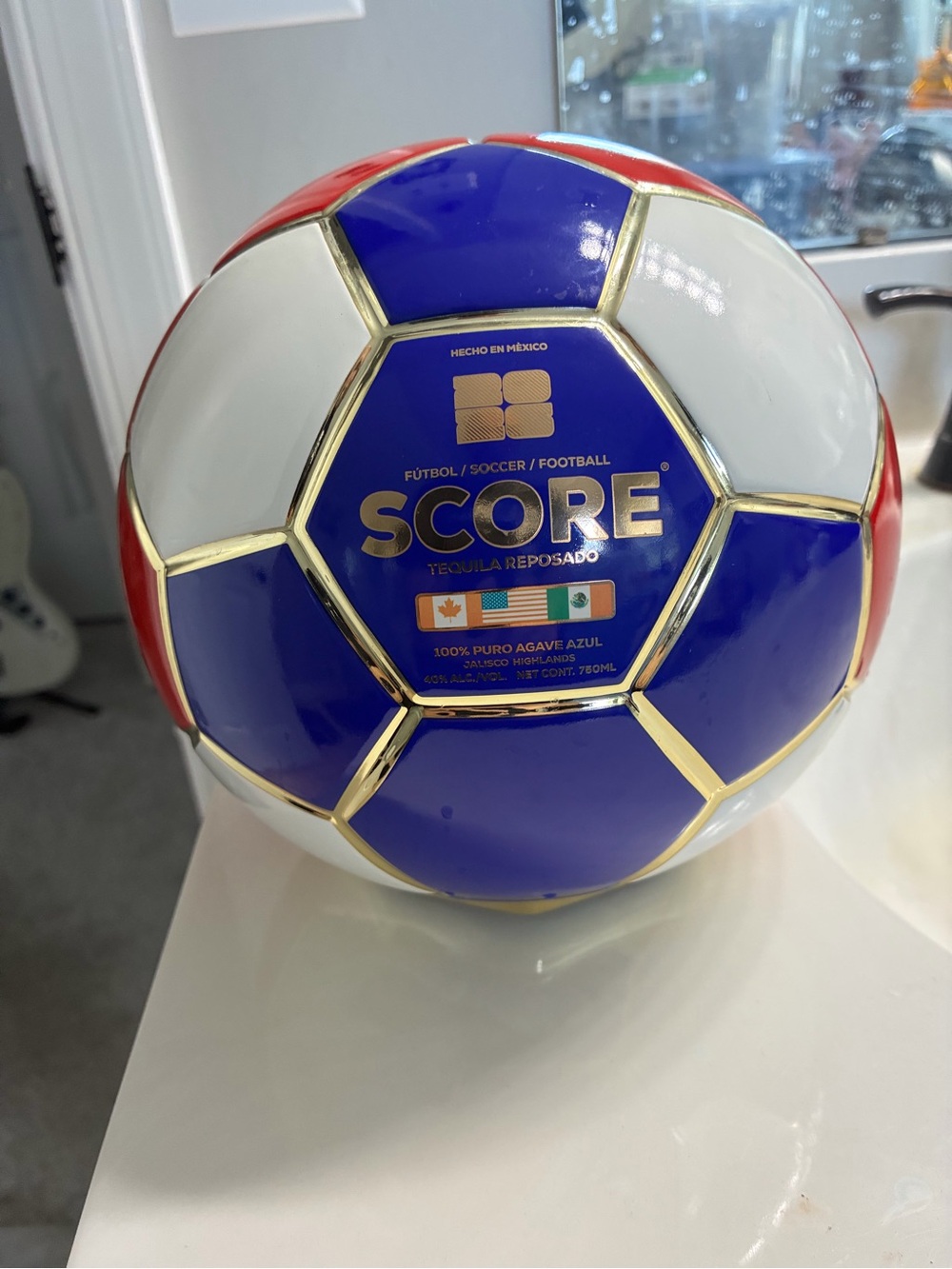 World Cup Ceramic Soccer Ball Decanter